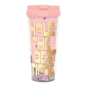 Bando Thermal Mug Deluxe Hot Stuff Travel Mug Glitter Have The Best Time